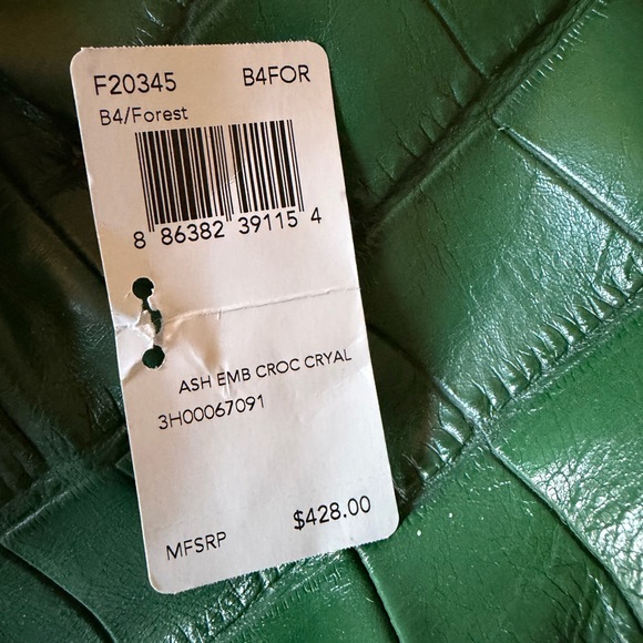 Coach Vintage Ashley Croc-Embossed Shoulder Bag